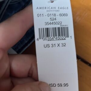 American Eagle Athletic fit 32/32 straight NWT